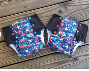 Pañales de Tela Reutilizables para Bebé |   Cubiertas de Pañales Ajustables, Lavables y Suaves |   Pañales Infantiles con Botones a Presión y Elegantes Estampados - Product Image 3