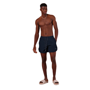 <b>Mens</b> Solid Mid Quick Dry Lightweight Swim <b>Trunks</b> Elastic Waist Drawstring Water Resistant Beach Shorts with Side Pockets - Product Image 1