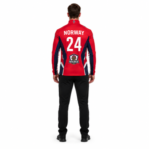 Veste de curling pour homme à col zippé 220GSM en polyester, vêtement technique performant, softshell athlétique - Product Image 2