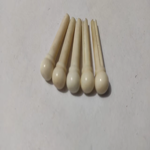 Clavijas de puente de plástico blanco duraderas de primera calidad del fabricante directo, piezas y accesorios para instrumentos de cuerda para guitarra acústica - Product Image 1
