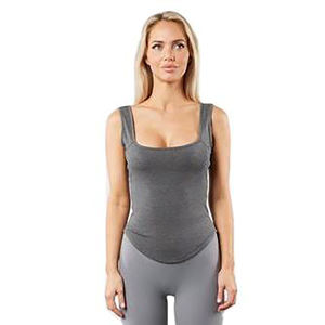 Camiseta sin Mangas para Mujer, Personalizada, Ecológica, de Secado Rápido, Transpirable, Ajustada, 100% Algodón, Informal, Deportiva, al por Mayor - Product Image 1