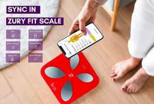 Báscula Inteligente para Cocina Zury, Diseño Mini, Vidrio Templado, Pantalla Digital, Batería Recargable, Capacidad de 180 kg - Product Image 2