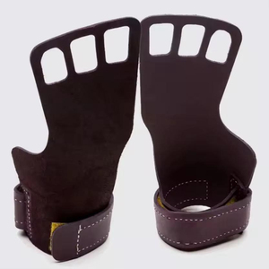 Poignées de gymnastique en cuir personnalisées unisexes, protège-paumes en cuir de vachette pour la remise en forme et la musculation, logo personnalisable - Product Image 5