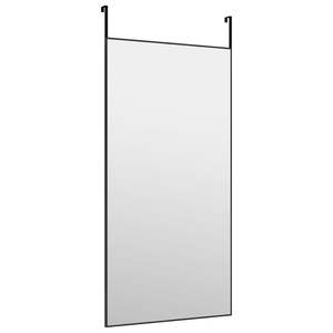 Miroir sans cadre en aluminium noir 20x40 à poser sur la porte - Product Image 3
