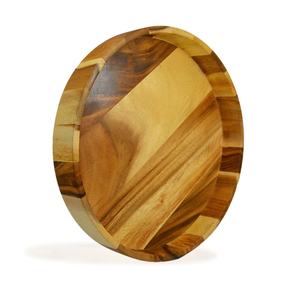 Vendedor caliente, bandeja de servicio de madera hecha a mano Natural de tamaño personalizado, madera de acacia ecológica para desayuno, uso en restaurante de Hotel en casa - Product Image 1