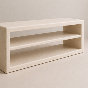 Mueble para TV Vandana Lunaris Mira de Microconcreto, Consola de Entretenimiento Moderna y Minimalista - Product Image 3