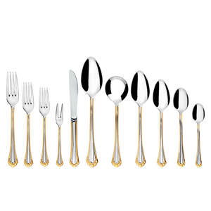 JAGDAMBA CUTLERY LIMITED Feather-Design Stainless Steel 6 PCS <b>Coffee</b> <b>Spoon</b> Premium Cutlery Set - Product Image 1