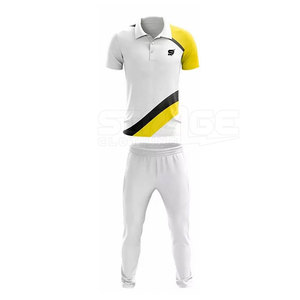 2026 <b>Professional</b> Made Customized High Quality <b>Light</b> Weight Sports Wear Half Sleeves Cricket Uniform - Product Image 2