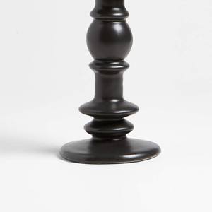 Élégant Chandelier Noir Tourné pour Bougie Conique, Style Moderne et Traditionnel, Grand Minimaliste, Décoration de Table de Mariage et de Dîner, Décoration Intérieure - Product Image 4