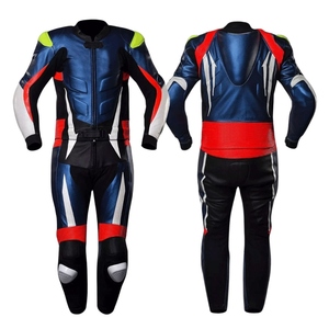 Traje de Motociclismo de Manga Larga para Hombre, en PU, con Estampado por Sublimación, de Secado Rápido, para Todas las Temporadas, con Protector Corporal - Product Image 1