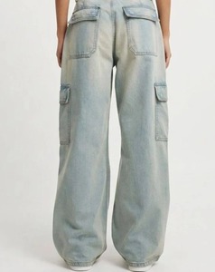 Women's Regular Fit Sexy Knee Length <b>Boot</b> Cut Denim Jeans Full-figure Vintage - Product Image 1