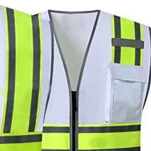 Chaleco de Seguridad para Hombre con Diseño Personalizado 2026, Chaleco Reflectante de Alta Visibilidad con Múltiples Bolsillos para Trabajo - Product Image 3
