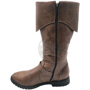 Botas Medievales Tradicionales Premium con Sensación de Cuero Suave, Diseño de Suela Resistente, Ecológicas y Ligeras, Personalizables - Product Image 6