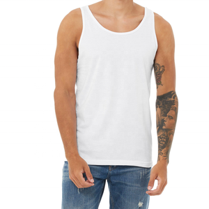 Débardeur en coton respirant pour homme, couleur unie, sans manches, pour la gym, la course, le sport, le fitness, style décontracté, anti-humidité - Product Image 2