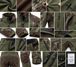 Conjuntos de Caza y Trajes Coordinados para Actividades al Aire Libre |   Camuflaje - Verde Oliva - Seis Colores |   Fabricante y Proveedor de Ropa de Caza | - Product Image 4