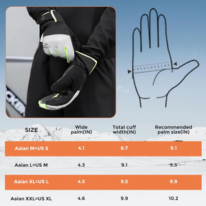 Gants en cuir marron de haute qualité pour hommes, mitaines chaudes d'hiver à écran tactile pour activités de plein air et usage quotidien, style uni et tendance - Product Image 2