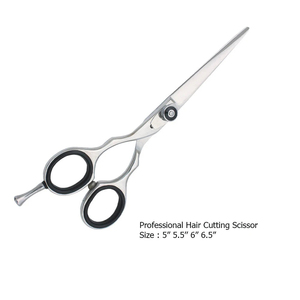 Hot Sale Custom Made Stylish Professional Barber <b>Scissors</b> Sharp Plastic Stainless Steel Medium <b>Left</b> <b>Handed</b> Barber <b>Scissor</b> - Product Image 3