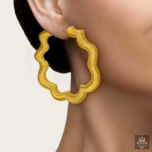 Ensemble de bijoux de mode PRAO Collier printemps anti-ternissement avec boucles d'oreilles élégant et élégant - Product Image 2