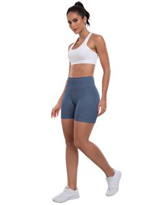 Women Biker Shorts Workout Gym Shorts High Waisted Tummy Control Butt Lifting Running Sports Yoga <b>Booty</b> Scrunch Butt Shorts - Product Image 3