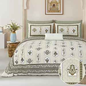Luxury Viscose Printed <b>Bed</b> Sheets <b>King</b> Size Bedding Set & Two Pillow Cover Set Super Soft Viscose Bedsheets Factory Supplier - Product Image 3