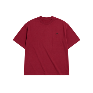 Customizable Solid Color Men's <b>shirts</b> Custom Logo Embroidery Oversized 100% Cotton Heavyweight T-<b>shirt</b> Casual Street Fashion OEM - Product Image 3
