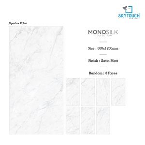 New Wholesale 600X1200 mm Porcelain Matt Finish Floor Tiles Luxury Marble Glazed <b>Ceramic</b> Living Room 60X120 floor Tile - Product Image 3