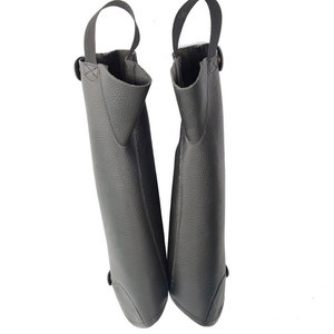 Custom Made Adults Perfect Choice Different Designs Mini <b>Half</b> <b>Chaps</b> Horse Riding Leather <b>Half</b> <b>Chaps</b> - Product Image 2