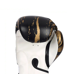 Wholesale Eco Friendly Martial Arts Boxing Gloves Super Quality Genuine Leather <b>Velcro</b> Boxing Gloves With Hook And Loop Closure - Product Image 4