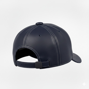 Casquette en cuir marron style 'Dad Cap' non structurée, avec sangle arrière réglable, pour un usage quotidien décontracté, visière courbée, pour hommes et femmes, vente en gros, qualité supérieure - Product Image 5
