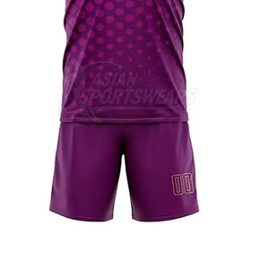 Tenue de football légère en tissu mesh polyester respirant, conçue pour une meilleure circulation de l'air et le confort du joueur - Product Image 6