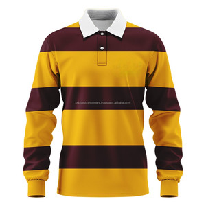 Camiseta de Rugby Unisex con Logotipo Personalizado, Manga Corta, 100% Poliéster, Ropa Deportiva Estampada para Equipos - Product Image 3