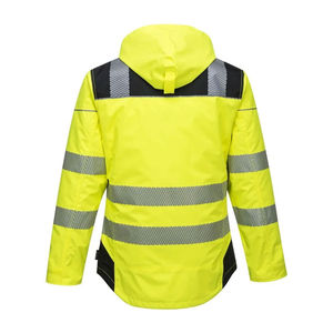 Cinta reflectante fluorescente, chaquetas de alta visibilidad, chaqueta de trabajo para hombre, ropa de trabajo de punto de alta visibilidad, chaqueta de alta visibilidad con servicio OEM, elegante. - Product Image 3