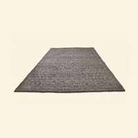 Tapis DECORDEC gris foncé en laine tuftée à la main, écologique, antidérapant, texture abstraite moderne pour chambre, salon et intérieurs d'hôtels