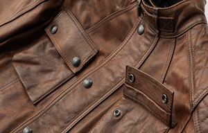 Chaqueta de Cuero Casual para Hombre, a la Moda, Corte Ajustado, Prendas Exteriores de Moda, Pedidos al por Mayor - Product Image 5