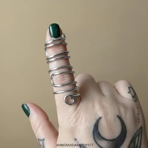 <b>Adjustable</b> Finger Splint <b>Ring</b> Sterling <b>Silver</b> Plated Arthritis Jewelry Joint Support Minimalist Brass <b>Rings</b> For Women Wholesale - Product Image 2