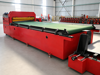Machine de découpe, de redressement et de nivellement de tôles hydraulique automatique contrôlée par PLC, avec fonction de découpe sur mesure et de formage de rouleaux