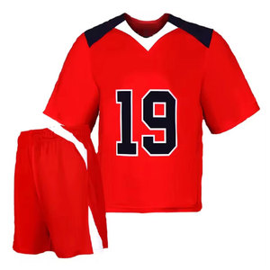 Maillot de lacrosse personnalisé 100 % polyester en maille, impression par transfert thermique, respirant, antibactérien, anti-UV, kits uniformes de lacrosse 2026 - Product Image 1