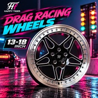 Jantes de course forgées HappyTiger 13 pouces 15x10 15x12 17x10 18x10 5x114.3 5x120 pour Falcon XR6 Barra Commodore HSV