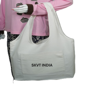 Bolsa de Compras con Cordón, Ecológica, Reutilizable, de Lona y Algodón, con Impresión de Logotipo Personalizado, Venta al Por Mayor - Product Image 5