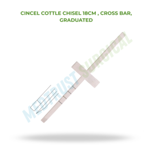 Cincel Cottle de 18 cm, Instrumento Quirúrgico ORL para Rinoplastia y Corte de Hueso Septal - Product Image 2