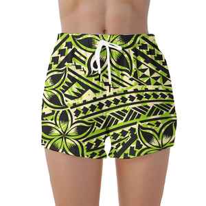 Stylish Summer Quick Dry <b>Elastic</b> Waist Casual Swim Shorts Lightweight Comfortable Holiday Wear Women Beach Short - Product Image 2