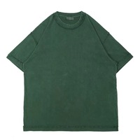 T-shirt vintage personnalisé pour homme, 100 % coton, coupe classique, streetwear, grandes tailles, grammage lourd