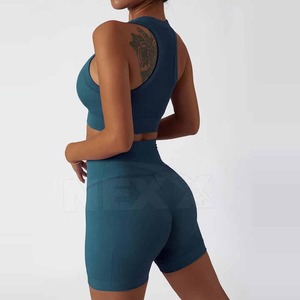 New Arrival Comfortable Custom Solid Women's Yoga Set High Quality Quick-drying Breathable Fitness Wear Anti-Bacterial - Product Image 2