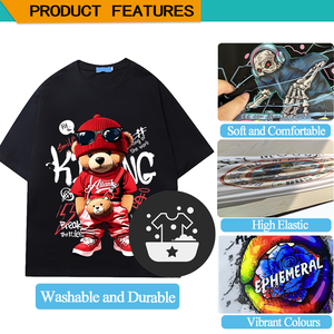 Transferencias DTF Personalizadas al por Mayor, Diseños Listos para Planchar con Calor, Serigrafía para Camisetas, Calcomanías Lavables para Prendas - Product Image 3