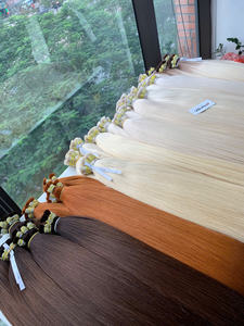 Extensiones de Cabello Vietnamitas 100% Certificadas por la NASA, Cabello Virgen Vietnamita a Granel, Puntas Completas y Gruesas, Color Claro, Logotipo Personalizado, Envío Mundial - Product Image 4