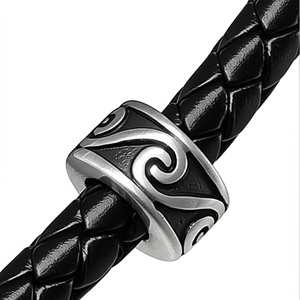 IRONVEIL <b>Titanium</b> Steel Pendant with Rope <b>Chain</b> for Men & Boys 16 Inch - Product Image 6