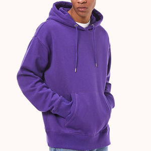 เสื้อฮู้ดดี้คุณภาพสูง สีสันสดใส ผ้าฝ้าย 100% สกรีนโลโก้ได้ตามต้องการ แบบเรียบ หนา น้ำหนักมาก ทรงโอเวอร์ไซส์ เสื้อฮู้ดดี้แบบสวมหัว ไม่มีลาย - Product Image 3
