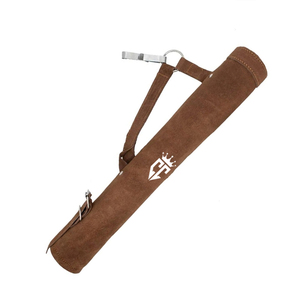 Traditional Design Genuine Leather Arrow Holder Archery Handmade Adjustable Belt Waist Arrow Bags For Adults - Product Image 3