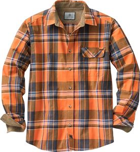 Chemise à carreaux en flanelle à manches longues pour homme avec logo personnalisé, coupe classique, en coton brossé, boutonnée, décontractée, pour le travail, fabriquée par le fabricant - Product Image 6