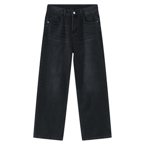 Jean baggy en denim premium pour homme – Collection streetwear contemporaine – Coupe ample et large – Tissu épais - Product Image 2